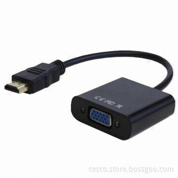 HDMI to VGA Cable Adapter with power consumption of 190mA